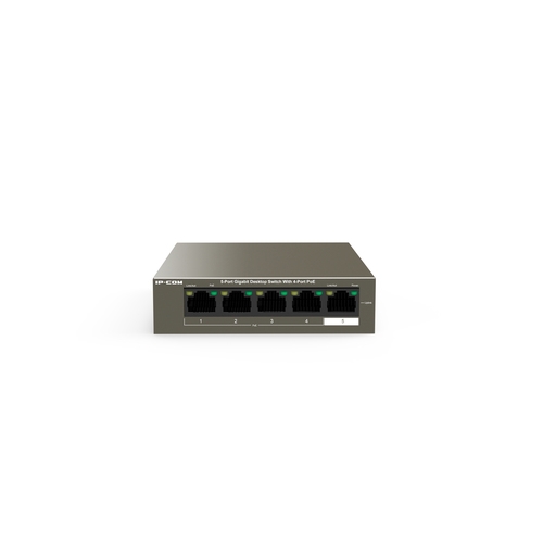 ip com g1105p 4 63w switch 5 puertos gigabit poe