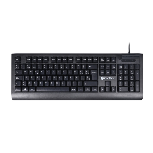 coolbox teclado con lector dni smartcard v4