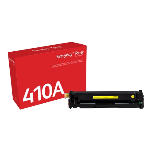 xerox everyday toner para hp 410a color laserjet pro m452. mfp m377(cf412a crg046y) amarillo