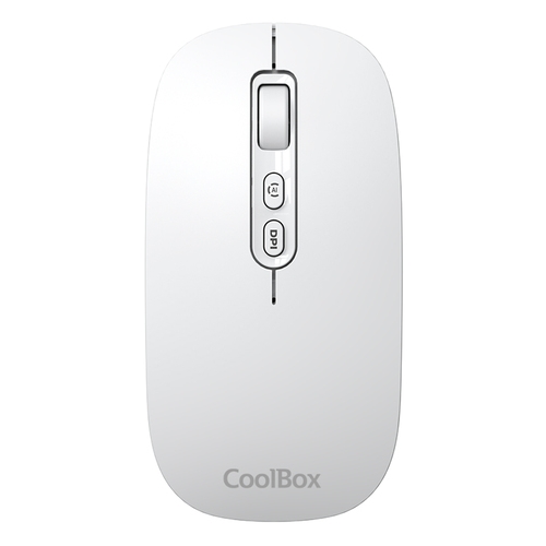 coolbox ratón w02 ia inalámbrico rf+bt gris