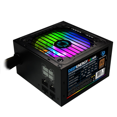 coolbox gaming fuente alimentacion 600 w 80+bronze