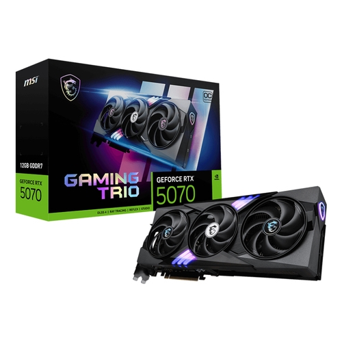 tarjeta grafica msi rtx 5070 12g gaming trio oc