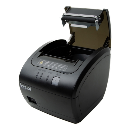 iggual impresora térmica tp7001 usb+rj45 negro