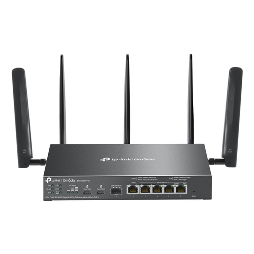 router vpn wifi6 tp link omada er706wp 4g+ ax3000 2402mbps 2xnanosim 1xwan gb 1xsfp gb 4xlan gb