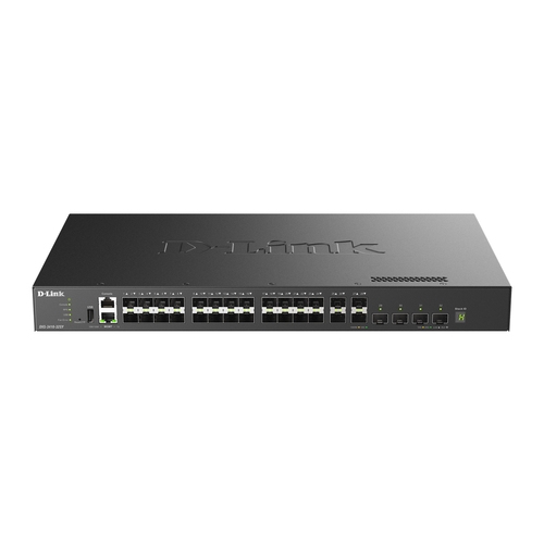 switch gestionable l3 d link stackable dxs 3410 32sy switch multigigabit l3 25g de 28 puertos sfp+ y