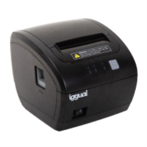 iggual impresora térmica tp easy 80 usb+rj11 negra