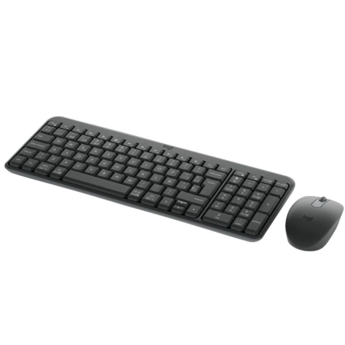 logitech mk250 compact bluetooth wireless combo pack inalambrico + raton uso ambidiestro indicadores led color negro