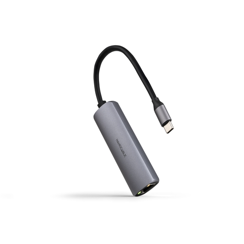 conversor usb c a rj45, pd 100w, usb c/m, 18 cm