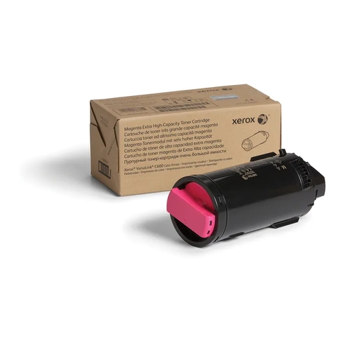 magenta toner cartridge, metered xerox c605
