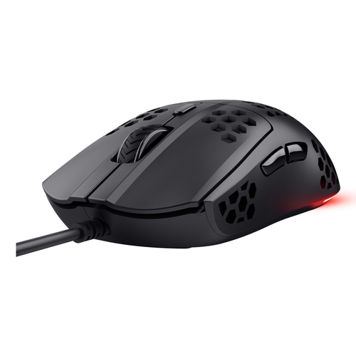 mouse trust gxt928 helox usb ultraligero gaming color negro