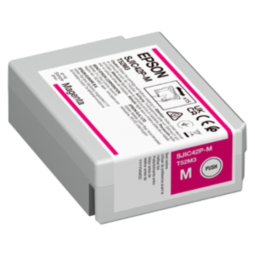 epson cartucho sjic42p m magenta para cw c4000