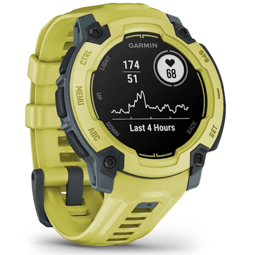 smartwatch garmin instin e 45mm amarillo correa silicona amarilla