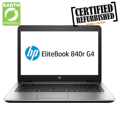 hp elitebook 840r g4 intel core i5 7th 8gb 256gb ssd m.2 14" windows 10 pro grado a certified refurbished