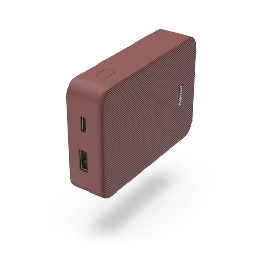 powerbank hama color 10 10000mah 1xusb c 1xusb a color rojo