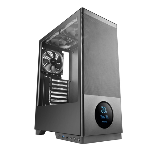 tacens caja atx pantalla ventis 3x120mm negro