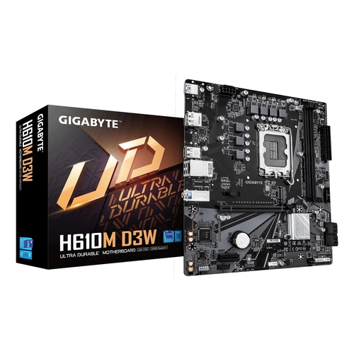 gigabyte placa base h610m d3w ddr5 matx 1700
