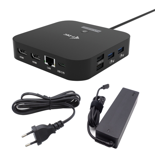 i tec usb c 2x hdmi dock 100w 2 x hdmi 2 x usb c 2 x usb 3.2 2 x usb 2.0 1 x rj45