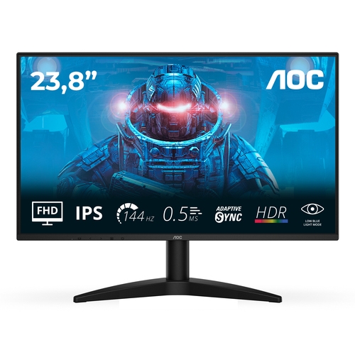 aoc 24b36x monitor 23.8 144hz hdmi dp ips