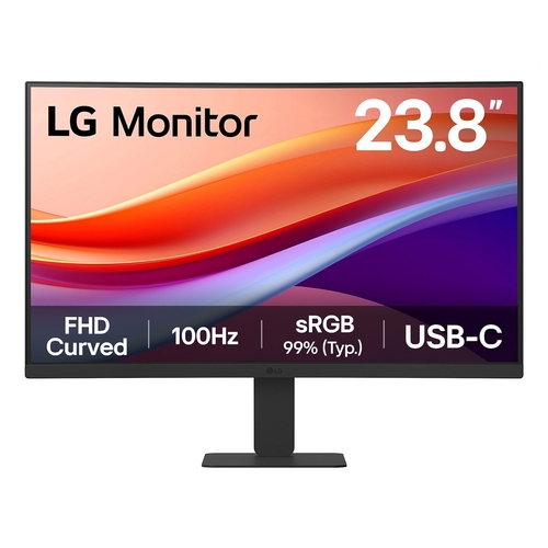 lg 24u421a b monitor 23.8 fhd 1xhdmi curvo