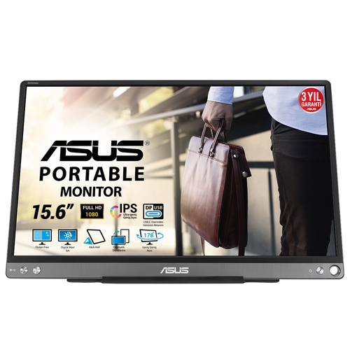 asus mb16ace monitor 15.6 hd usb c portátil