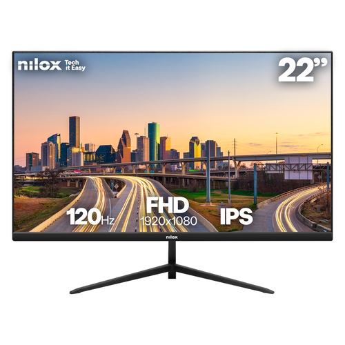 nilox nxm22fhd1202 monitor 22 ips 120hz vga hdmi