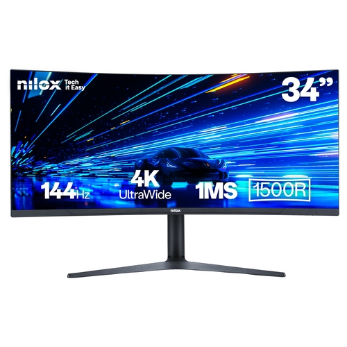 nilox nxm344kd11 monitor 34 qhd 144hz 2hdmi 2dp