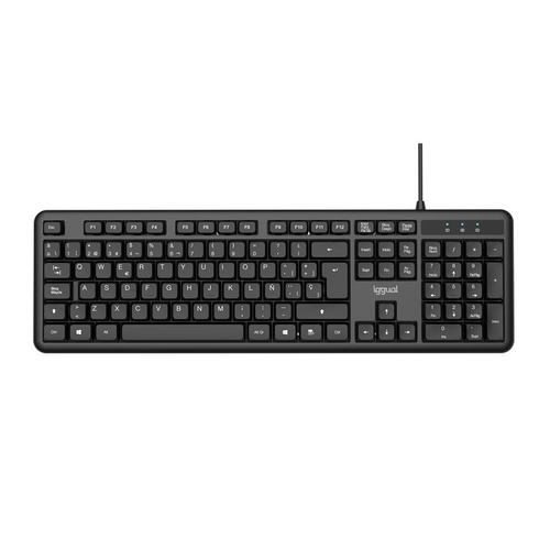 iggual teclado usb estándar ck office 105t negro