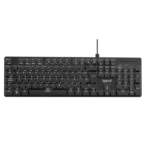iggual teclado usb mecánico ck mecha 105t negro