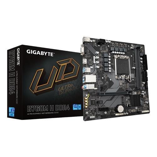 gigabyte placa base b760m h ddr4 matx lga1700