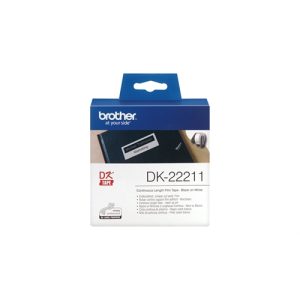 brother cinta continua blanca pelicula plastica 29mm 15,24m