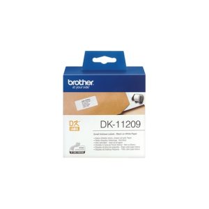 brother etiqueta precortada papel 29x62mm 800 etiquetas ql 650td