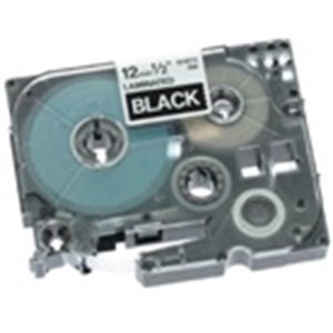 brother cinta rotuladora laminada negro/blanco 8m 12mm/pt 1950vp t1
