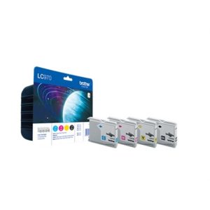 brother cartucho rainbow pack 350 pag. negro/300 pag. dcp /135/150c mfc /235c/260c