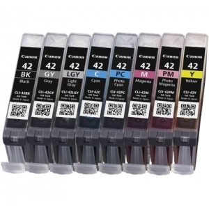 canon pixma pro 100 cartuchos pack 8 colores cli 42