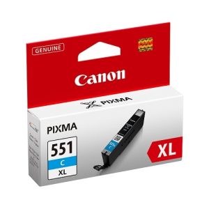canon cartucho cian cli551xl 22ml mg/5450/6350 ip/7250