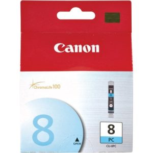 canon cartucho foto cian cli8pc ip/6600d/6700d