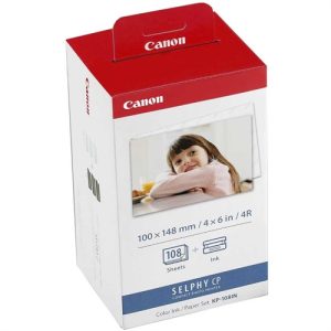 canon papel inkjet kp108in 10x15 108h cp/100/200/220/300/330/400/500/510/600/710/720/730/760/780/800