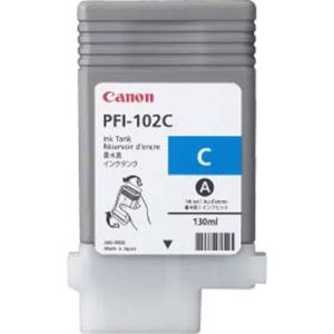canon cartucho cian pfi102c 130ml lp/17/24 ipf/500/600/700/710/610/605/720/102c/755