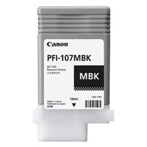 canon cartucho pfi107mbk negro mate 130ml ipf680
