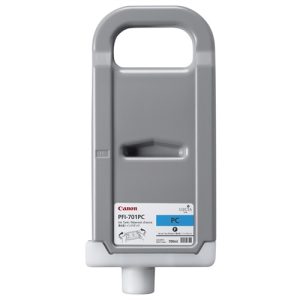 canon cartucho foto cian pfi701pc 700ml ipf/8000/8000s/8100/9000/9000s/9100