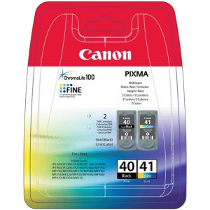 canon pack 2 cartuchos pg40+cl41