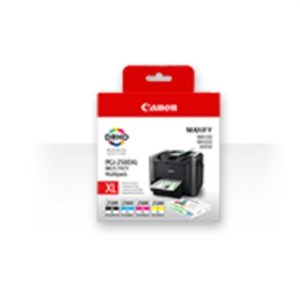 canon pgi 2500 xl pack 4 colores negro/cian/magenta/amarillo