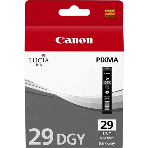 canon cartucho gris oscuro pgi29 dgy pixma/pro 1 canon cartucho gris oscuro pgi29 dgy pixma/pro 1