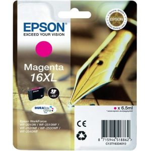 epson cartucho magenta 16xl 450 pag. wf 2010w/2510wf/2520nf/2530wf/2540wf