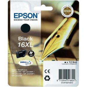 epson cartucho negro 16xl 500 pag. wf 2010w/2510wf/2520nf/2530wf/2540wf