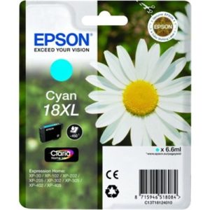 epson cartucho cian 18xl claria home pack 1 expression home xp /102/205/305/405