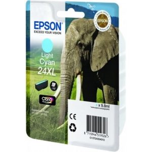 epson cartucho cian claro t24xl 740 pÁginas xp/750/850