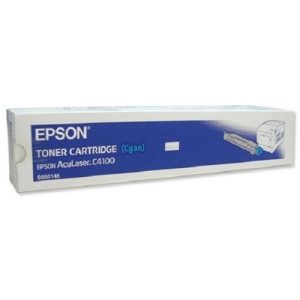 epson cartucho de tóner al c4100 cian 8k