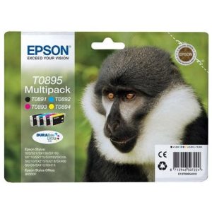 epson cartucho negro/tricolor 16,3ml pack 4 stylus s/20/21 stylus sx/100/105/110/115/200/205/210/215/218/400/405/410/415 stylus office bx/300f