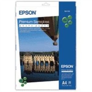 epson papel inkjet fotografico premium semiglossy a4 20 hojas